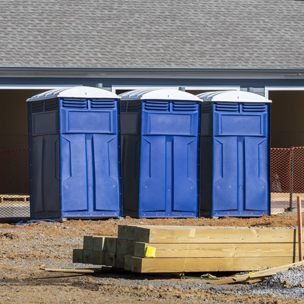 are there any restrictions on what items can be disposed of in the porta potties in Chatfield